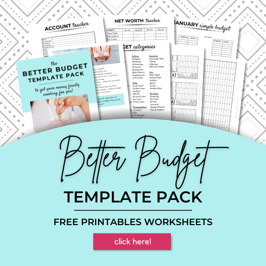 free budgeting templates