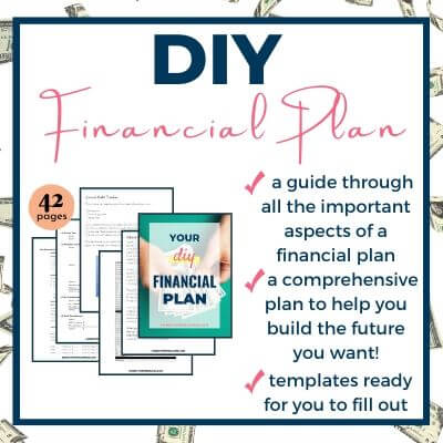 DIY Financial plan blog post CTA