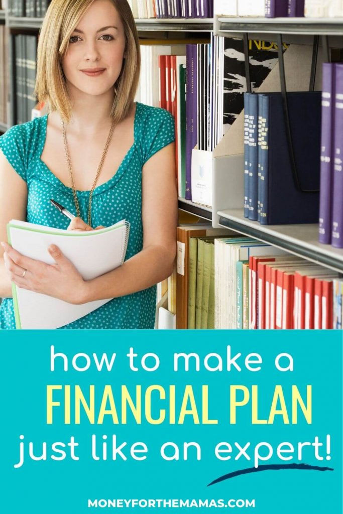 create a financial plan like the experts