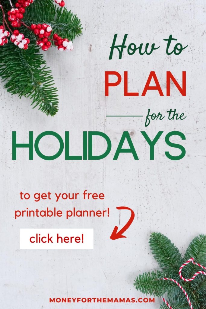 How Moms Can Enjoy the Holidays Again With a Holiday Planner MFTM