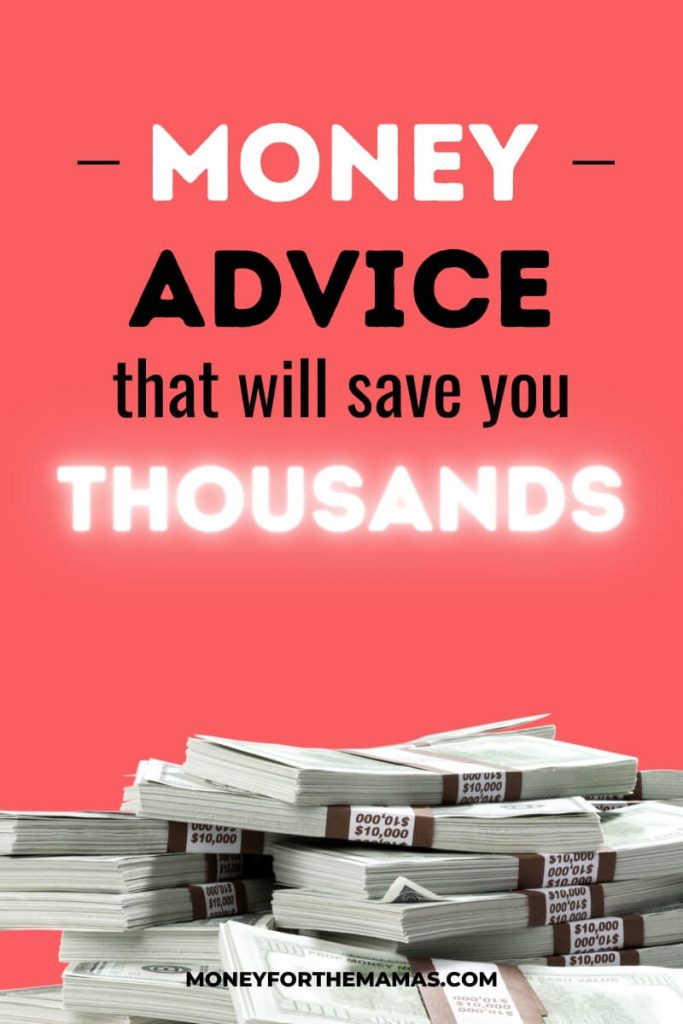 money advice to save you thousands