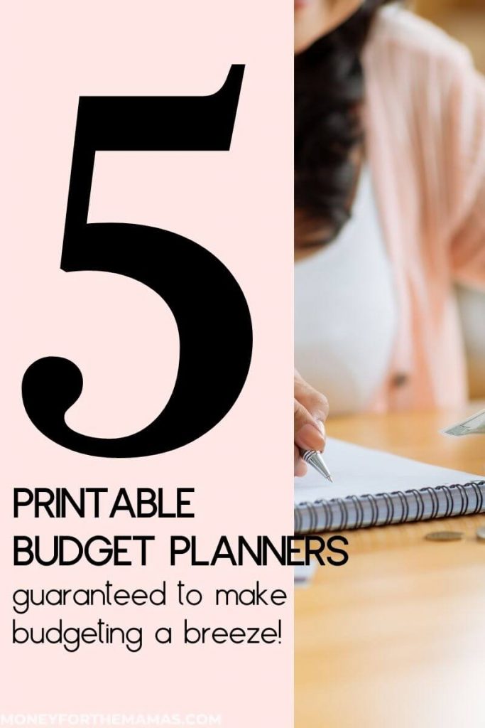 5 printable budget planners that make budgeting a breeze