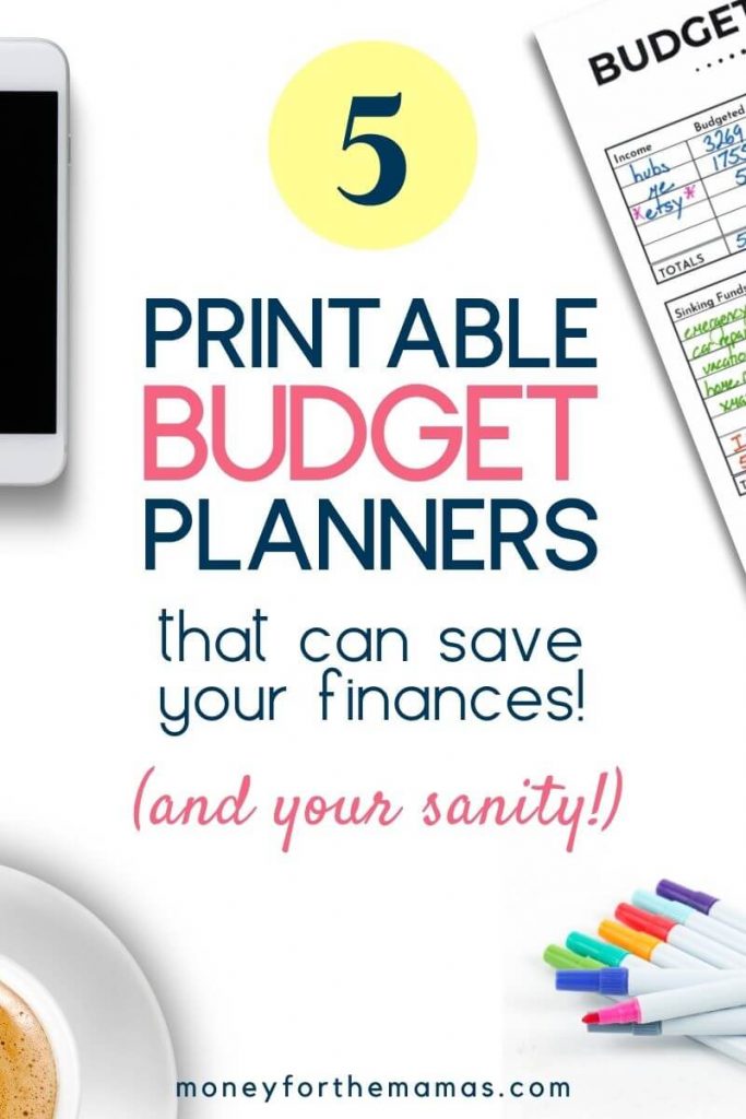 5 printable budget planners to save your finances