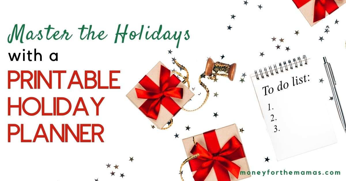 Master the Christmas Holidays with a Holiday Planner Template MFTM