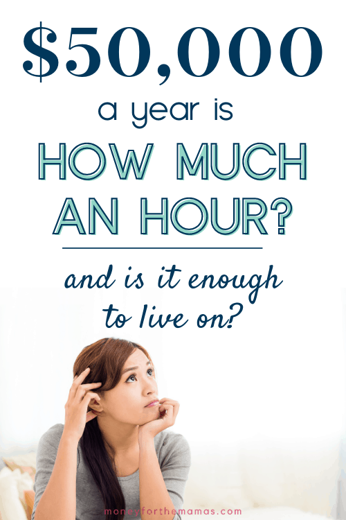 $50,000 a Year is How Much an Hour?  Is it Enough to Live on After Taxes?