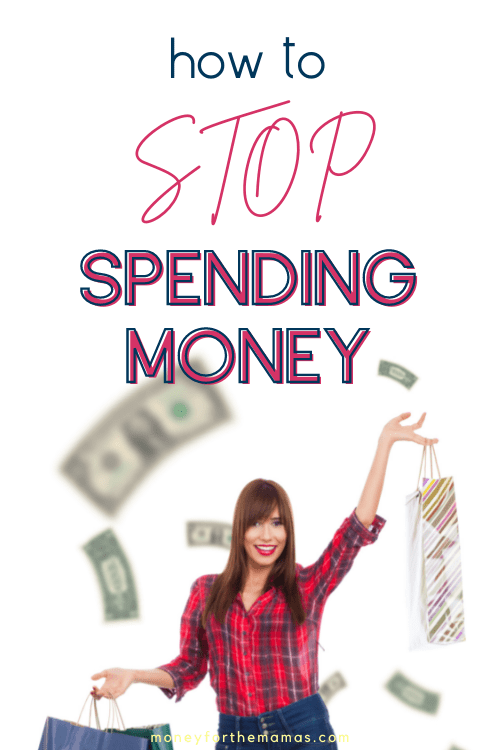 how to stop spending money