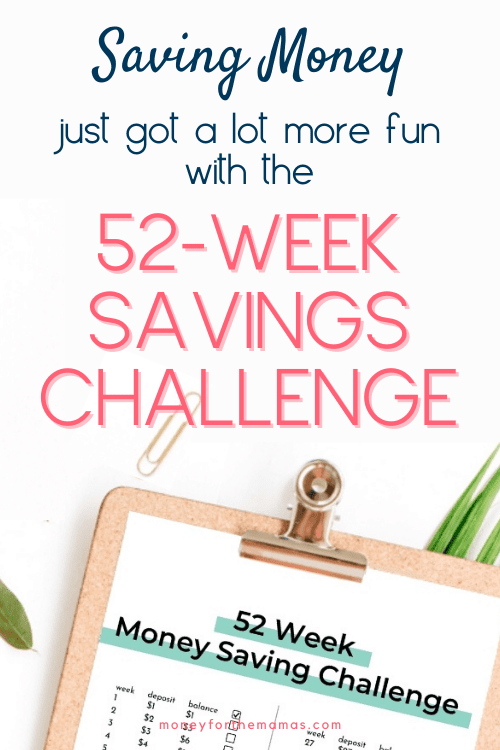 saving money just got a lot more fun with a 52-week-savings challenge