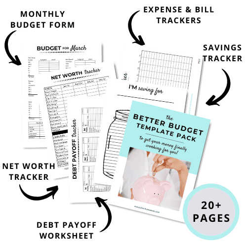 budget binder free budgeting printables