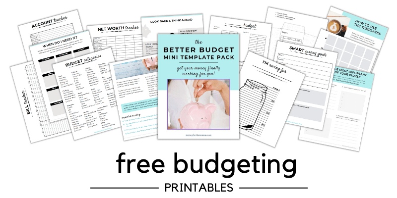 home page free budgeting printables opt in image