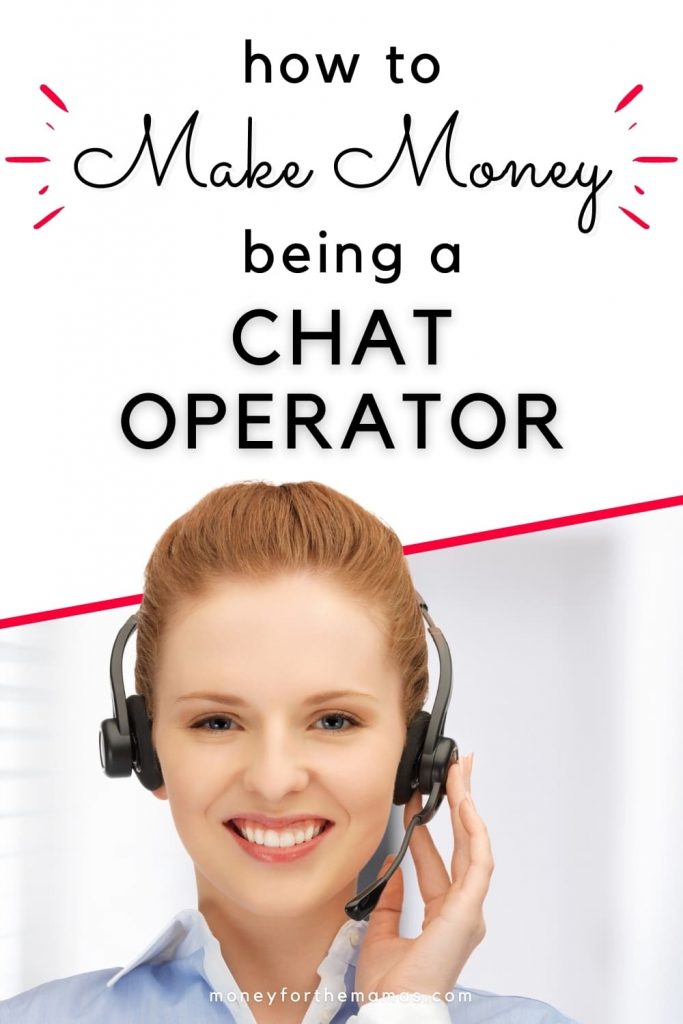 make money being a chat operator