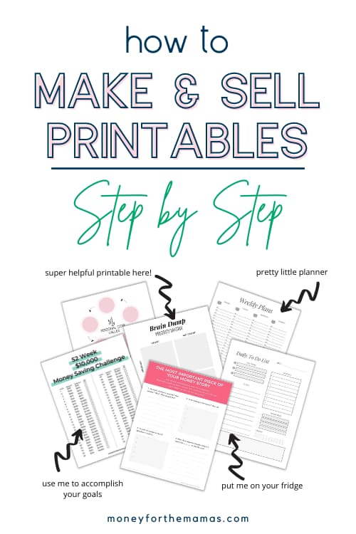 A Step by Step Guide on How to Make and Sell Printables