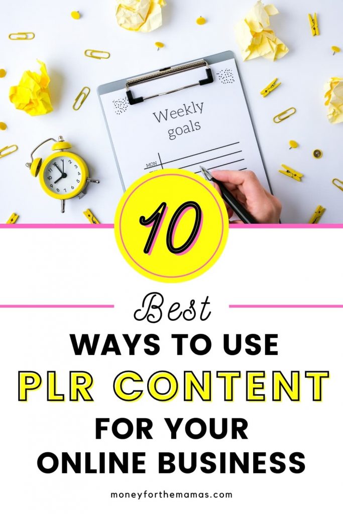 best ways to use PLR content