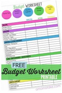 30 Free Printable Budget Templates (Get Your Perfect Budget Now)