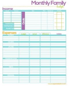 30 Free Printable Budget Templates (Get Your Perfect Budget Now)