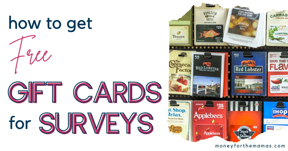 25 Best Sites to Get Free Gift Cards for Surveys
