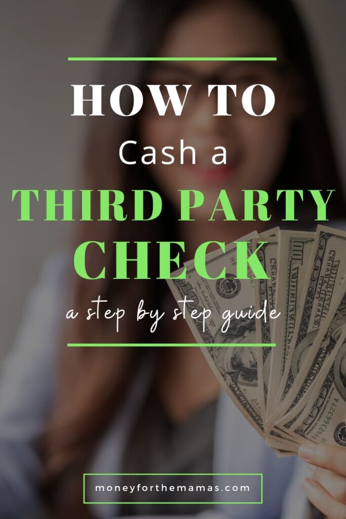 How to cash a third party check