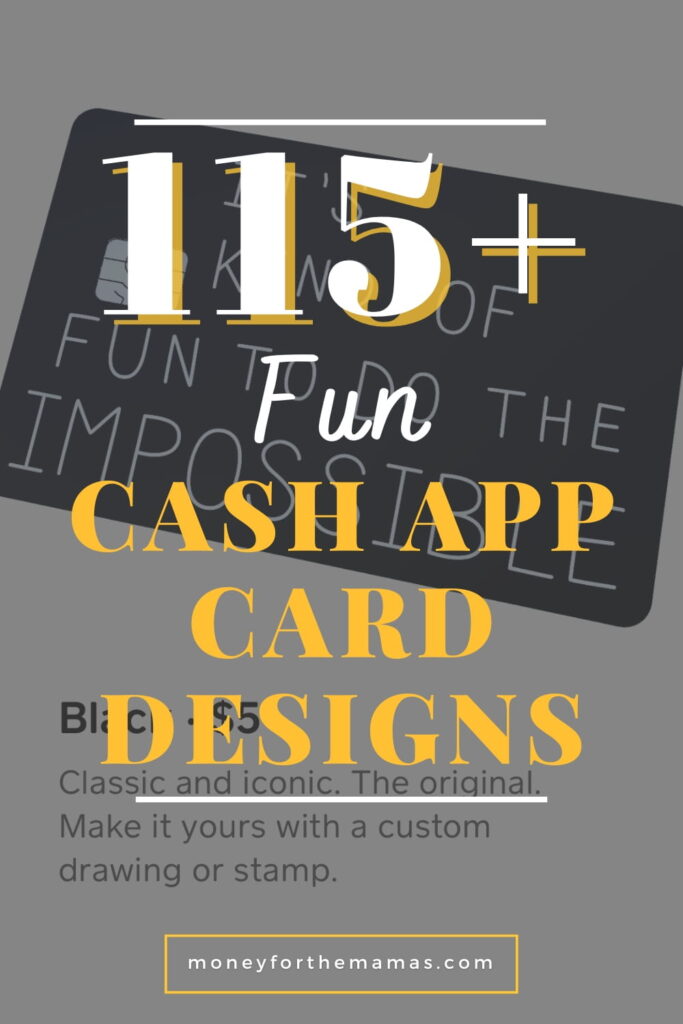 fun cash app card designs